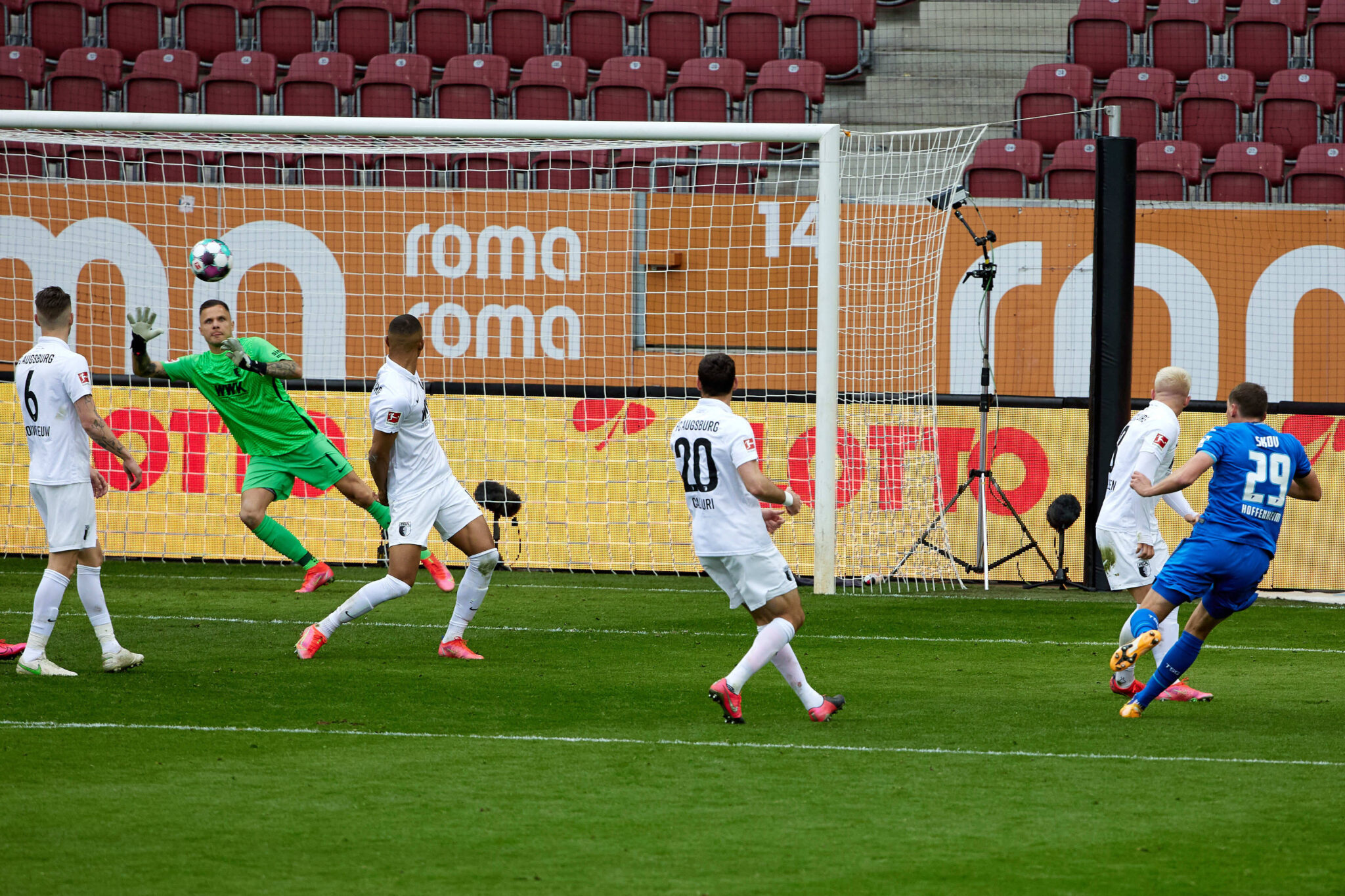 FC Augsburg Vs. TSG 1899 Hoffenheim - 1. Bundesliga Augsburg ...